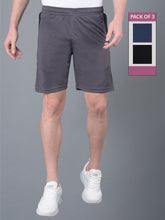 Anti Viral Anti Odour Cool Mens Pack Of 3 Sports Shorts