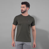 Anti Viral Anti Odour Cool Mens Round Neck Sports Printed T-Shirt