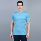 Anti Viral Anti Odour Cool Mens Round Neck Sports Printed T-Shirt