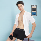 Super Combed Cotton Solid Mens Pack of 3 Trunk