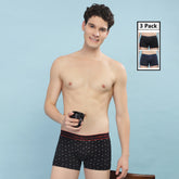 Super Combed Cotton Printed Mens Pack of 3 Trunk
