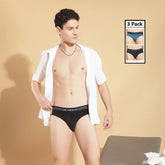 Ultrasoft Micromodal Four Way Stretch Mens Pack of 3 Printed Brief
