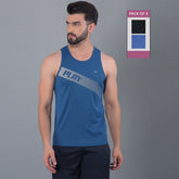 Anti Viral Anti Odour Cool Mens Pack of 3 Tank Top Sports Vest