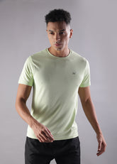 Anti Viral Anti Odour Cool Mens Round Neck Sports Printed T-Shirt
