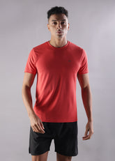 Anti Viral Anti Odour Cool Mens Round Neck Sports Printed T-Shirt