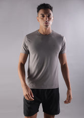 Anti Viral Anti Odour Cool Mens Round Neck Sports Printed T-Shirt