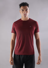 Anti Viral Anti Odour Cool Mens Round Neck Sports Printed T-Shirt