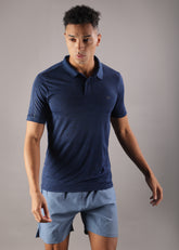 Anti Viral Anti Odour Cool Mens Collared Polo Sports Solid T-Shirt