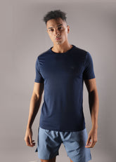 Anti Viral Anti Odour Cool Mens Round Neck Sports Printed T-Shirt