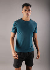 Anti Viral Anti Odour Cool Mens Round Neck Sports Printed T-Shirt