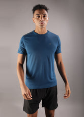 Anti Viral Anti Odour Cool Mens Round Neck Sports Printed T-Shirt