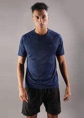 Anti Viral Anti Odour Cool Mens Round Neck Sports Printed T-Shirt