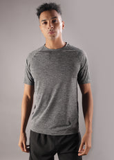 Anti Viral Anti Odour Cool Mens Round Neck Sports Printed T-Shirt