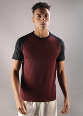 Anti Viral Anti Odour Cool Mens Round Neck Sports Printed T-Shirt