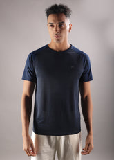Anti Viral Anti Odour Cool Mens Round Neck Sports Printed T-Shirt