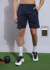 Anti Viral Anti Odour Cool Mens Pack Of 2 Sports Shorts