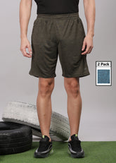 Anti Viral Anti Odour Cool Mens Pack Of 2 Sports Shorts