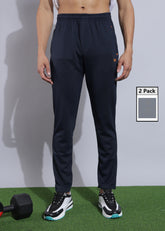 Anti Viral Anti Odour Cool Mens Pack Of 2 Sports Track Pant