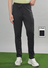Anti Viral Anti Odour Cool Mens Pack Of 2 Sports Track Pant