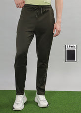 Anti Viral Anti Odour Cool Mens Pack Of 2 Sports Track Pant