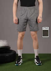 Anti Viral Anti Odour Cool Mens Pack Of 2 Sports Shorts