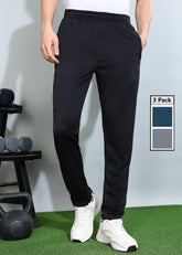 Anti Viral Anti Odour Cool Mens Pack Of 3 Sports Track Pant