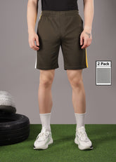 Anti Viral Anti Odour Cool Mens Pack Of 2 Sports Shorts