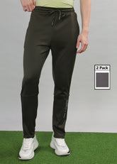 Anti Viral Anti Odour Cool Mens Pack Of 2 Sports Track Pant