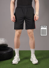 Anti Viral Anti Odour Cool Mens Pack Of 2 Sports Shorts