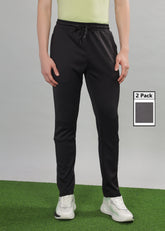 Anti Viral Anti Odour Cool Mens Pack Of 2 Sports Track Pant