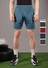 Anti Viral Anti Odour Cool Mens Pack Of 5 Sports Shorts