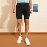 Force NXT Super Combed Cotton Mens Pack of 2 Solid Shorts