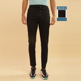 Force NXT Super Combed Cotton Mens Pack of 2 Solid Track Pant