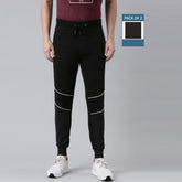 Force NXT Super Combed Cotton Mens Pack of 2 Solid Jogger
