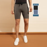 Force NXT Super Combed Cotton Mens Pack of 3 Solid Shorts