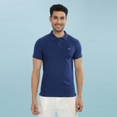 Force NXT Super Combed Cotton Mens Collared Polo Solid T-Shirt