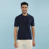 Force NXT Super Combed Cotton Mens Collared Polo Solid T-Shirt