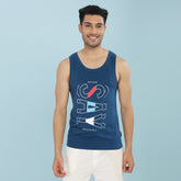 Force NXT Super Combed Cotton Mens Tank Top Printed Vest