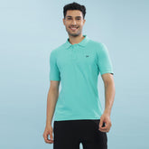 Force NXT Super Combed Cotton Mens Collared Polo Solid T-Shirt