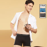 Super Combed Cotton Solid Mens Pack of 3 Trunk