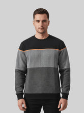Force NXT Men's Combed Cotton Full Sleeves Colorblock Sweatshirt