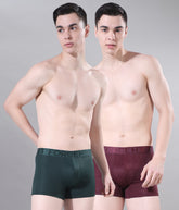 Force NXT Men's Cotton Solid Trunk Pack of 2