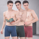 Force NXT Men's Soft Combed Cotton Solid Trunk Pack of 3