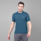 Anti Viral Anti Odour Cool Mens Collared Polo Sports Solid T-Shirt