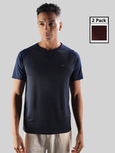 Anti Viral Anti Odour Cool Mens Round Neck Pack Of 2 Sports Printed T-Shirt