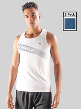 Anti Viral Anti Odour Cool Mens Pack of 2 Tank Top Sports Vest