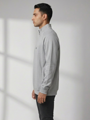Force NXT Men's Super Combed Cotton Rich Fleech Fabric Hi-Neck Full Sleeves Sweatshirt