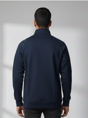 Force NXT Men's Super Combed Cotton Rich Fleech Fabric Hi-Neck Full Sleeves Sweatshirt
