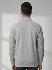 Force NXT Men's Super Combed Cotton Rich Fleech Fabric Hi-Neck Full Sleeves Sweatshirt