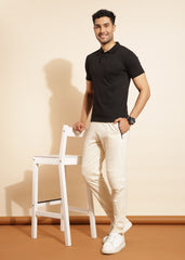 Force NXT Men's Super Combed Cotton Rich Fabric Half-Sleeves Polo T-Shirt